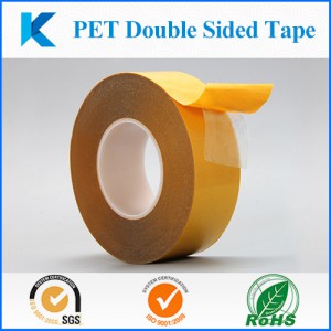 PET Double-sided Tape with polyester film and acrylic adhesive
